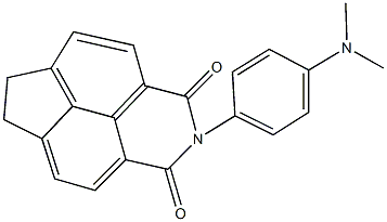 2-[4-(dimethylamino)phenyl]-6,7-dihydro-1H-indeno[6,7,1-def]isoquinoline-1,3(2H)-dione Struktur