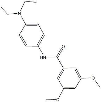 N-[4-(diethylamino)phenyl]-3,5-dimethoxybenzamide Struktur