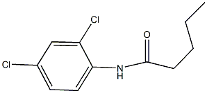 N-(2,4-dichlorophenyl)pentanamide Struktur