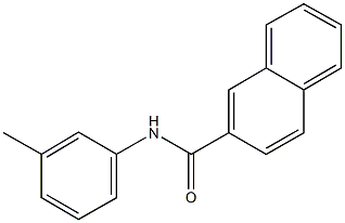 N-(3-methylphenyl)-2-naphthamide Struktur