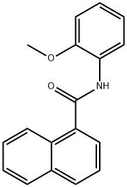 N-(2-methoxyphenyl)-1-naphthamide Struktur