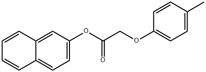 2-naphthyl (4-methylphenoxy)acetate Struktur