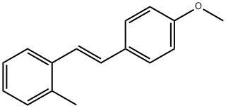 1-[2-(4-methoxyphenyl)vinyl]-2-methylbenzene Struktur