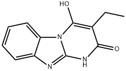 3-ethylpyrimido[1,2-a]benzimidazole-2,4-diol Struktur