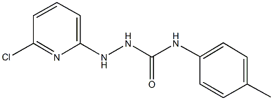 2-(6-chloro-2-pyridinyl)-N-(4-methylphenyl)hydrazinecarboxamide Struktur