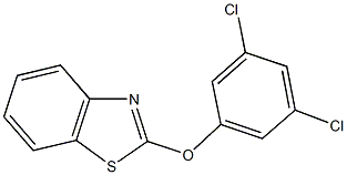 2-(3,5-dichlorophenoxy)-1,3-benzothiazole Struktur