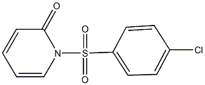 1-[(4-chlorophenyl)sulfonyl]-2(1H)-pyridinone Struktur