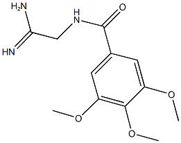 N-(2-amino-2-iminoethyl)-3,4,5-trimethoxybenzamide Struktur