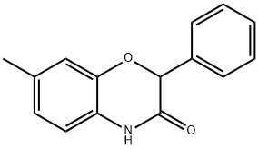 7-methyl-2-phenyl-2H-1,4-benzoxazin-3(4H)-one Struktur