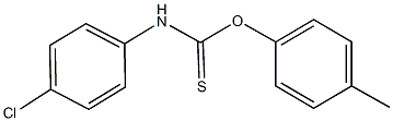 O-(4-methylphenyl) 4-chlorophenylthiocarbamate Struktur