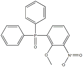 (2-methoxy-3-nitrophenyl)(diphenyl)phosphine oxide Struktur