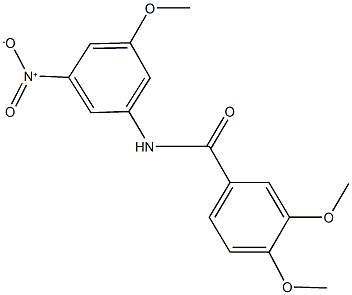 N-{3-nitro-5-methoxyphenyl}-3,4-dimethoxybenzamide Struktur