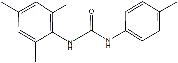 N-mesityl-N'-(4-methylphenyl)urea Struktur