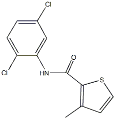 N-(2,5-dichlorophenyl)-3-methylthiophene-2-carboxamide Struktur