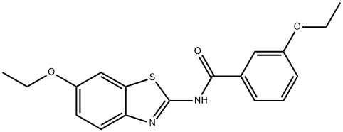 3-ethoxy-N-(6-ethoxy-1,3-benzothiazol-2-yl)benzamide Struktur