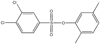 2,5-dimethylphenyl 3,4-dichlorobenzenesulfonate Struktur