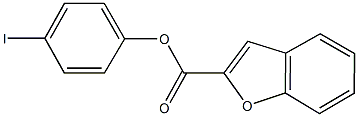 4-iodophenyl 1-benzofuran-2-carboxylate Struktur