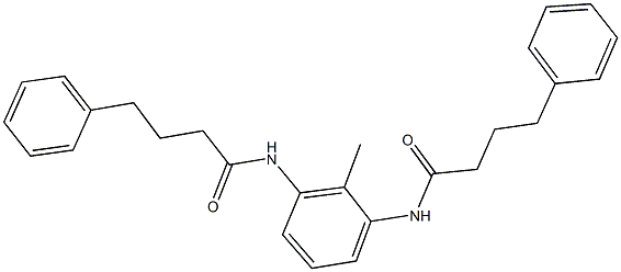 N-{2-methyl-3-[(4-phenylbutanoyl)amino]phenyl}-4-phenylbutanamide Struktur