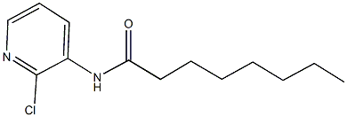 N-(2-chloro-3-pyridinyl)octanamide Struktur