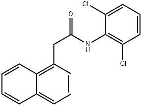 N-(2,6-dichlorophenyl)-2-(1-naphthyl)acetamide Struktur