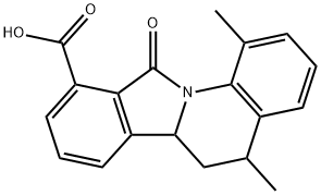 1,5-dimethyl-11-oxo-5,6,6a,11-tetrahydroisoindolo[2,1-a]quinoline-10-carboxylic acid Struktur