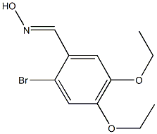 2-bromo-4,5-diethoxybenzaldehyde oxime Struktur