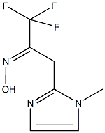 1,1,1-trifluoro-3-(1-methyl-1H-imidazol-2-yl)acetone oxime Struktur