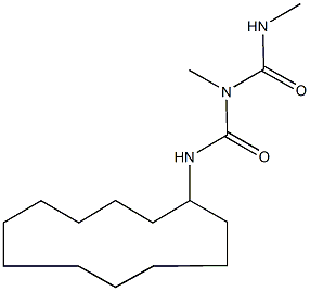 N-cyclododecyl-N,N'-dimethyldicarbonimidic diamide Struktur