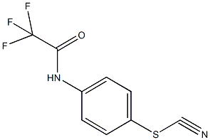 4-[(trifluoroacetyl)amino]phenyl thiocyanate Struktur