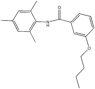 3-butoxy-N-mesitylbenzamide Struktur