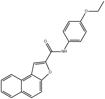 N-(4-ethoxyphenyl)naphtho[2,1-b]furan-2-carboxamide Struktur