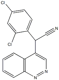 4-cinnolinyl(2,4-dichlorophenyl)acetonitrile Struktur