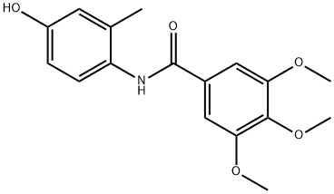 N-(4-hydroxy-2-methylphenyl)-3,4,5-trimethoxybenzamide Struktur