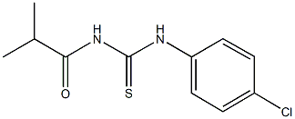 N-(4-chlorophenyl)-N'-isobutyrylthiourea Struktur