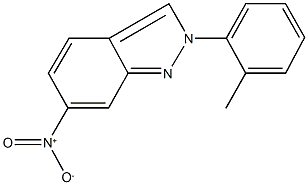 6-nitro-2-(2-methylphenyl)-2H-indazole Struktur