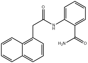 2-[(1-naphthylacetyl)amino]benzamide Struktur