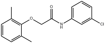 N-(3-chlorophenyl)-2-(2,6-dimethylphenoxy)acetamide Struktur