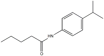 N-(4-isopropylphenyl)pentanamide Struktur