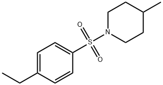 1-[(4-ethylphenyl)sulfonyl]-4-methylpiperidine Struktur