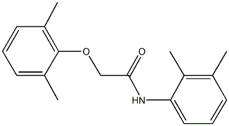 2-(2,6-dimethylphenoxy)-N-(2,3-dimethylphenyl)acetamide Struktur