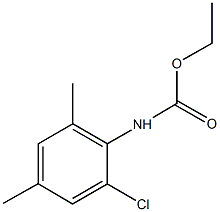 ethyl 2-chloro-4,6-dimethylphenylcarbamate Struktur