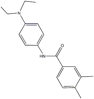 N-[4-(diethylamino)phenyl]-3,4-dimethylbenzamide Struktur