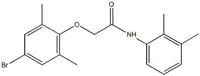 2-(4-bromo-2,6-dimethylphenoxy)-N-(2,3-dimethylphenyl)acetamide Struktur