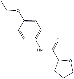 N-(4-ethoxyphenyl)tetrahydro-2-furancarboxamide Struktur