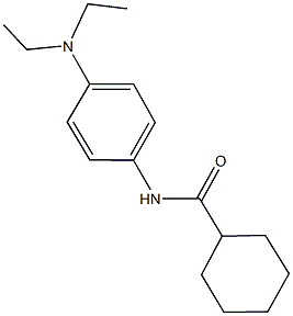 N-[4-(diethylamino)phenyl]cyclohexanecarboxamide Struktur