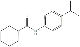 N-(4-isopropylphenyl)cyclohexanecarboxamide Struktur