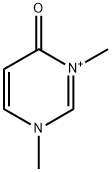 1,3-dimethyl-4-oxo-3,4-dihydropyrimidinium Struktur