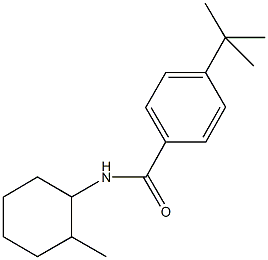 4-tert-butyl-N-(2-methylcyclohexyl)benzamide Struktur