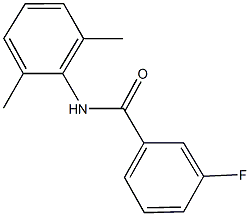 N-(2,6-dimethylphenyl)-3-fluorobenzamide Struktur