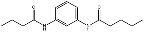 N-[3-(butyrylamino)phenyl]pentanamide Struktur